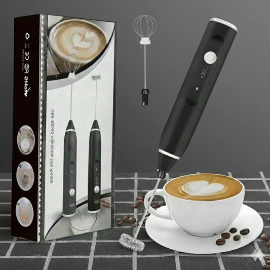 2 in 1 Coffee & Egg Beater | Electric Milk Frother